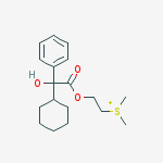2-(2-cyclohexyl-2-hydroxy-2-phenylacetyl)oxyethyl-dimethylsulfanium
