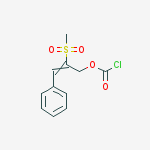 2-METHYLSULFONYL-3-PHENYL-1-PROP-2-ENYL CHLOROFORMATE