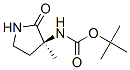 Carbamic acid, [(3S)-3-methyl-2-oxo-3-pyrrolidinyl]-, 1,1-dimethylethyl ester