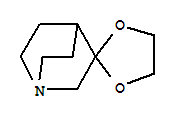 Spiro[1-azabicyclo[2.2.2]octane-3,2'-[1,3]dioxolane](9CI)