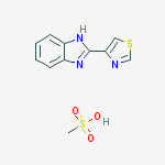 1H-Benzimidazole, 2-(4-thiazolyl)-, monomethanesulfonate