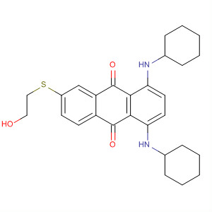 9,10-Anthracenedione,1,4-bis(cyclohexylamino)-6-[(2-hydroxyethyl)thio]-