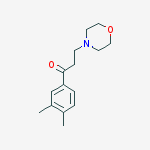 1-(3,4-dimethylphenyl)-3-morpholin-4-ylpropan-1-one