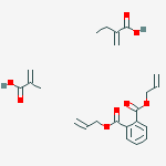 1,2-Benzenedicarboxylic acid, di-2-propenyl ester, polymer with ethyl 2-propenoate and 2-methyl-2-propenoic acid