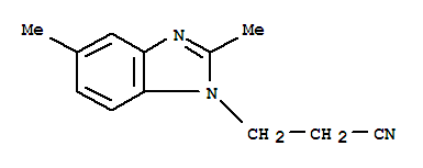 1H-Benzimidazole-1-propanenitrile,2,5-dimethyl-