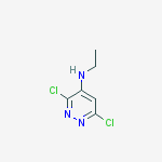 3,6-dichloro-4-ethylaminopyridazine