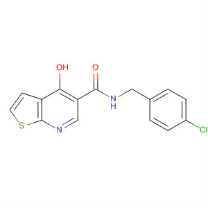Thieno[2,3-b]pyridine-5-carboxamide,N-[(4-chlorophenyl)methyl]-4-hydroxy-
