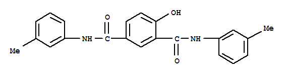 4-hydroxy-N,N'-bis(3-methylphenyl)benzene-1,3-dicarboxamide