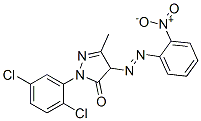 1-(2,5-dichlorophenyl)-3-methyl-4-[(o-nitrophenyl)azo]-2-pyrazolin-5-one