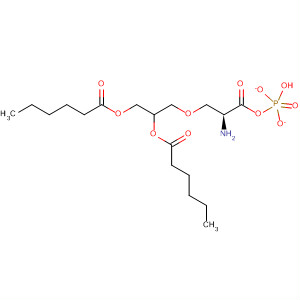 L-Serine, 2,3-bis[(1-oxohexyl)oxy]propyl hydrogen phosphate (ester)