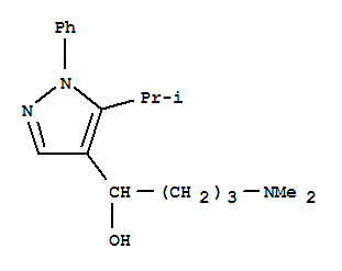 1H-Pyrazole-4-methanol,a-[3-(dimethylamino)propyl]-5-(1-methylethyl)-1-phenyl-