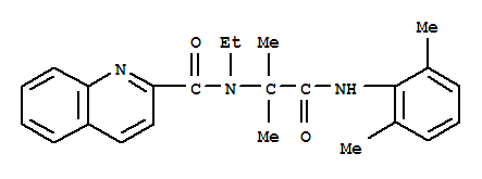 2-QUINOLINECARBOXAMIDE,N-[2-[(2,6-DIMETHYLPHENYL)AMINO]-1,1-DIMETHYL-2-OXOETHYL]-N-ETHYL-
