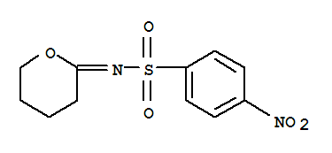 4-nitro-N-(tetrahydro-2H-pyran-2-ylidene)benzenesulfonamide