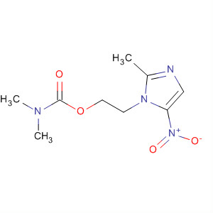 Carbamic acid, dimethyl-, 2-(2-methyl-5-nitro-1H-imidazol-1-yl)ethylester