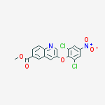 3-(2,6-Dichloro-4-nitro-phenoxy)-quinoline-6-carboxylic acid methyl ester