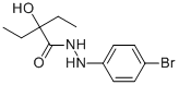 2-Ethyl-2-hydroxybutyric acid 2-(p-bromophenyl)hydrazide