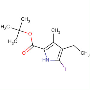 1H-Pyrrole-2-carboxylic acid, 4-ethyl-5-iodo-3-methyl-,1,1-dimethylethyl ester