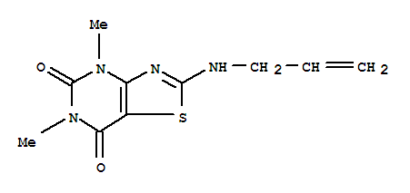 4,6-dimethyl-2-(prop-2-en-1-ylamino)[1,3]thiazolo[4,5-d]pyrimidine-5,7(4H,6H)-dione