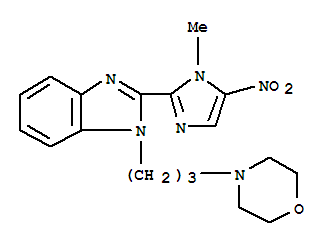 2-(1-methyl-5-nitro-1H-imidazol-2-yl)-1-[3-(morpholin-4-yl)propyl]-1H-benzimidazole