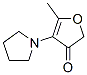 3(2H)-Furanone,  5-methyl-4-(1-pyrrolidinyl)-