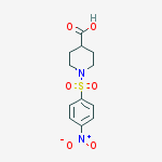 1-(4-NITRO-BENZENESULFONYL)-PIPERIDINE-4-CARBOXYLIC ACID
