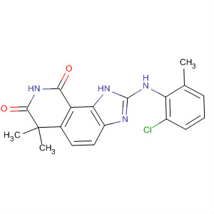 1H-Imidazo[4,5-h]isoquinoline-7,9(6H,8H)-dione,2-[(2-chloro-6-methylphenyl)amino]-6,6-dimethyl-
