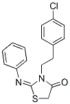 3-[2-(4-Chlorophenyl)ethyl]-2-(phenylimino)-4-thiazolidinone