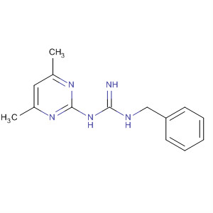 Guanidine, N-(4,6-dimethyl-2-pyrimidinyl)-N'-(phenylmethyl)-