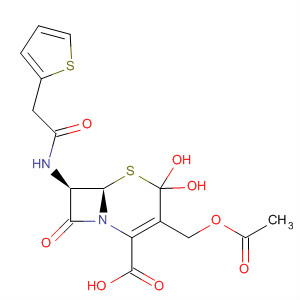 5-Thia-1-azabicyclo[4.2.0]oct-2-ene-2-carboxylic acid,3-[(acetyloxy)methyl]-8-oxo-7-[(2-thienylacetyl)amino]-, dihydrate,(6R,7R)-