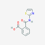 benzoic acid, 2-[(2-thiazolylamino)carbonyl]-