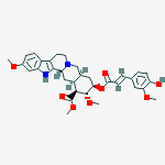 METHYL-o-(4-HYDROXY-3-METHOXY-CINNAMOYL)RESERPATE