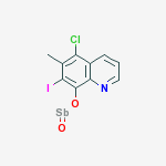 5-CHLORO-7-IODO-6-METHYL-8-(STIBOSOOXY)-QUINOLINE