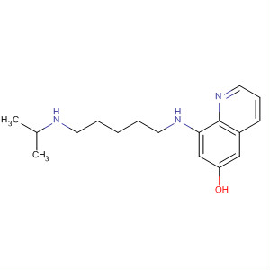 6-Quinolinol, 8-[[5-[(1-methylethyl)amino]pentyl]amino]-