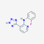 N-(2-FLUOROPHENYL)-3-(1H-TETRAZOL-5-YL)-PYRIDIN-2-AMINE