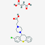 3-[4-(8-chloro-10,11-dihydrodibenzo[b,f]thiepin-10-yl)piperazin-1-yl]propanoic acid (2E)-but-2-enedioate