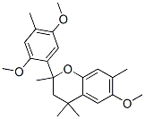 2-(2,5-Dimethoxy-4-methylphenyl)-3,4-dihydro-6-methoxy-2,4,4,7-tetramethyl-2H-1-benzopyran