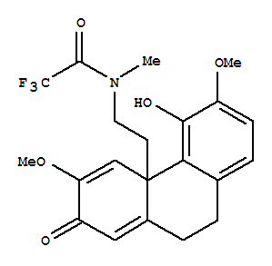 2,2,2-trifluoro-N-[2-(5-hydroxy-3,6-dimethoxy-2-oxo-9,10-dihydrophenanthren-4a(2H)-yl)ethyl]-N-methylacetamide