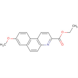 Benzo[f]quinoline-3-carboxylic acid, 8-methoxy-, ethyl ester