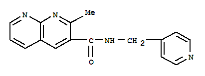 1,8-Naphthyridine-3-carboxamide,2-methyl-N-(4-pyridinylmethyl)-