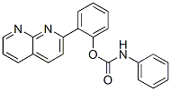 PHENOL,2-(1,8-NAPHTHYRIDIN-2-YL)-,PHENYLCARBAMATE ( ESTER)