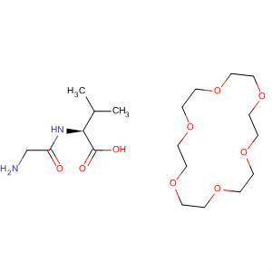 L-Valine, glycyl-, compd. with 1,4,7,10,13,16-hexaoxacyclooctadecane(1:1)