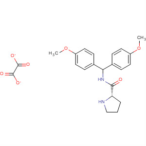 2-Pyrrolidinecarboxamide, N-[bis(4-methoxyphenyl)methyl]-, (S)-,ethanedioate (1:1)