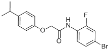 N-(4-bromo-2-fluorophenyl)-2-(4-isopropylphenoxy)acetamide