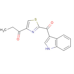 1-Propanone, 1-[2-(1H-indol-3-ylcarbonyl)-4-thiazolyl]-