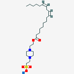 Sodium;2-[4-[2-[(9z,12z)-octadeca-9,12-dienoyl]oxyethyl]piperazin-1-yl]ethanesulfonate
