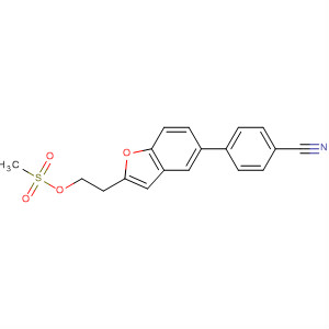 Benzonitrile, 4-[2-[2-[(methylsulfonyl)oxy]ethyl]-5-benzofuranyl]-