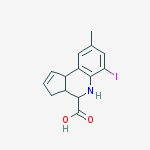 6-iodo-8-methyl-3a,4,5,9b-tetrahydro-3h-cyclopenta[c]quinoline-4-carboxylic Acid
