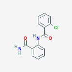 N-(2-carbamoylphenyl)-2-chlorobenzamide