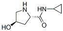 2-Pyrrolidinecarboxamide, N-cyclopropyl-4-hydroxy-, (2S,4R)-