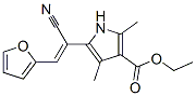 1H-PYRROLE-3-CARBOXYLIC ACID,5-[1-CYANO-2-(FURAN-2-YL)VINYL]-2,4-DIMETHYL-,ETHYL ESTER